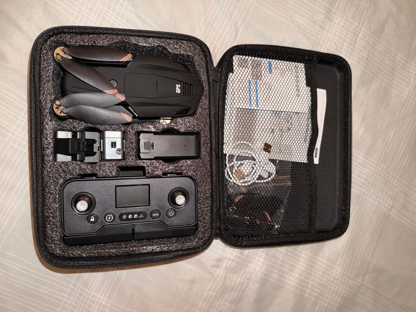 V168 Pro Drone met extra batterij en propellorset, Cameradrone, 100 tot 1000 meter, Nieuw, Standaard kwaliteit