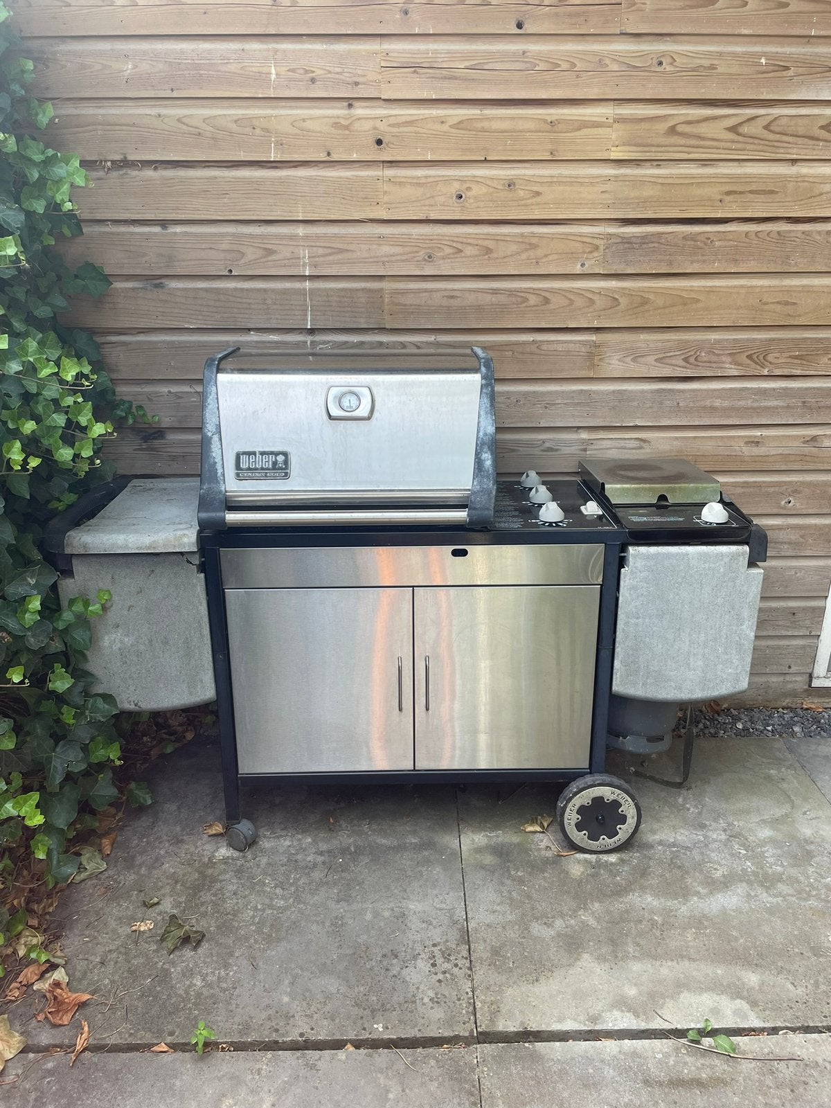 Weber Genesis Gold, Ophalen, Gebruikt
