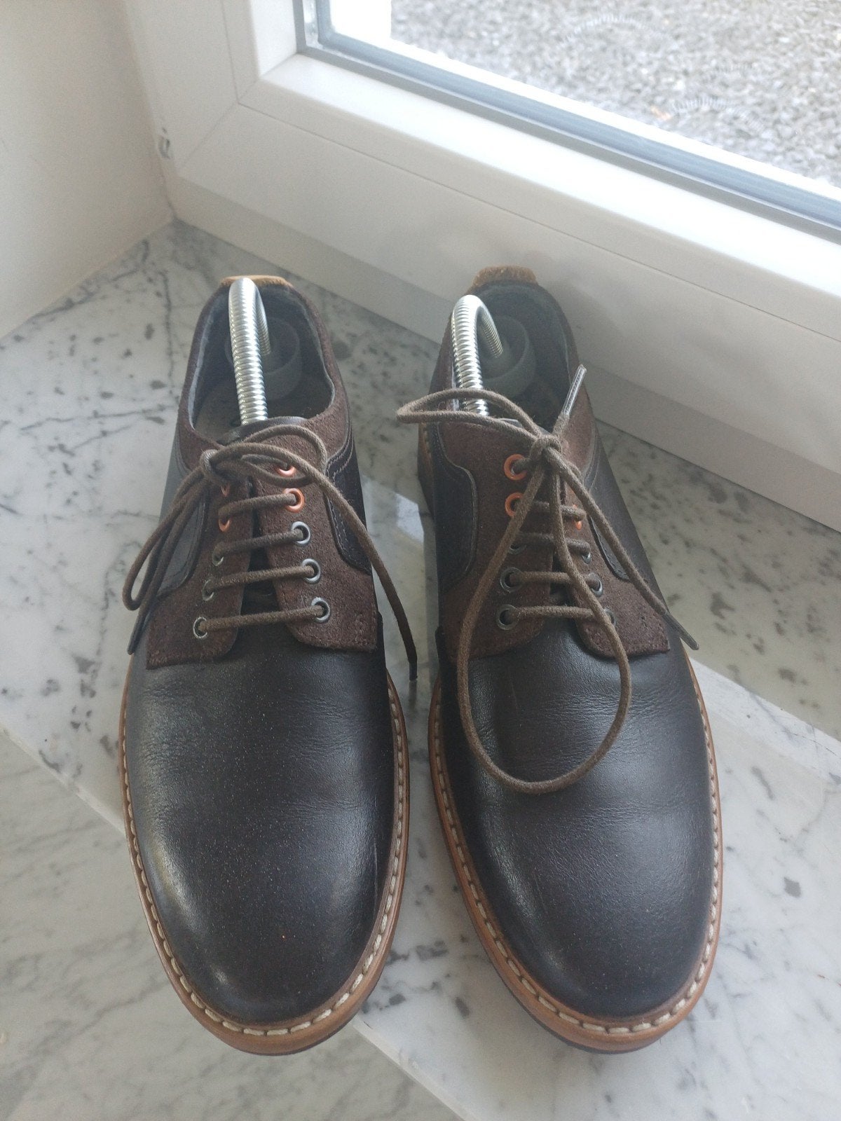 Clarks lederen schoenen maat 41, Blauw, Clarks, Ophalen of Verzenden, Zo goed als nieuw