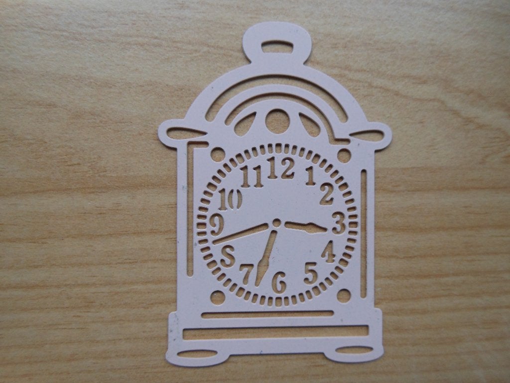 Joy snij / embossing mal klok, Ophalen of Verzenden, Gebruikt, Kerst, Pons of Mal
