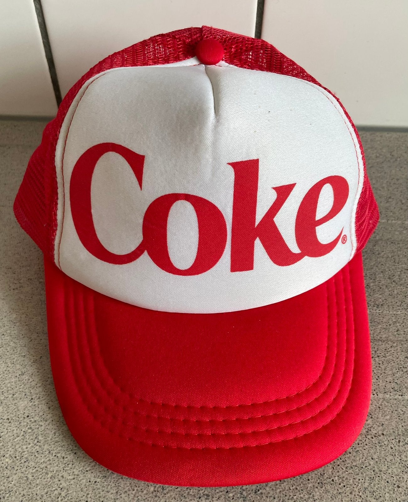 Coca Cola vintage cap pet Coca-Cola retro Coke, Ophalen of Verzenden, Zo goed als nieuw