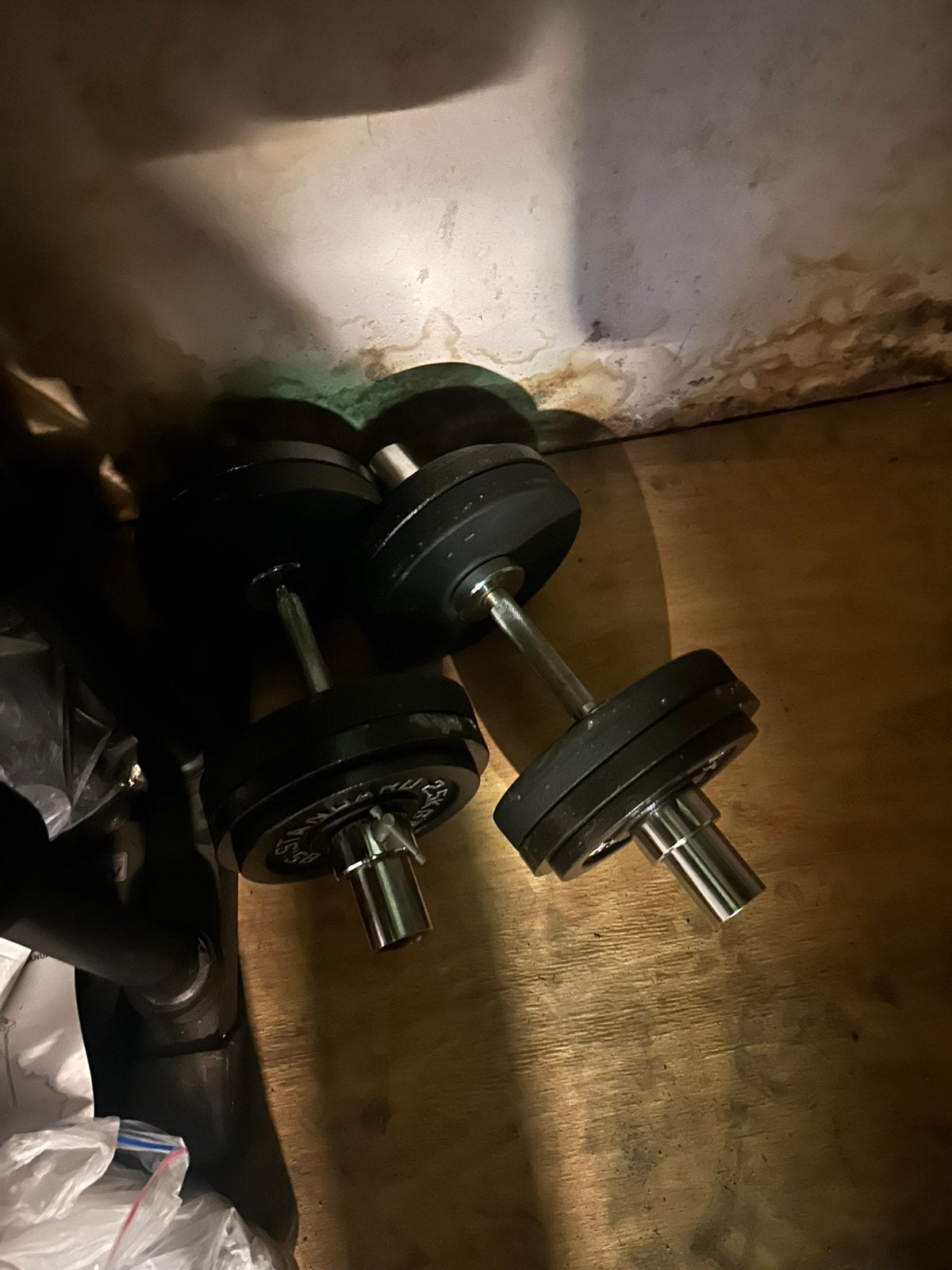 2x Verstelbare Dumbbells 2x42,5kg, Ophalen, Zo goed als nieuw, Dumbbell