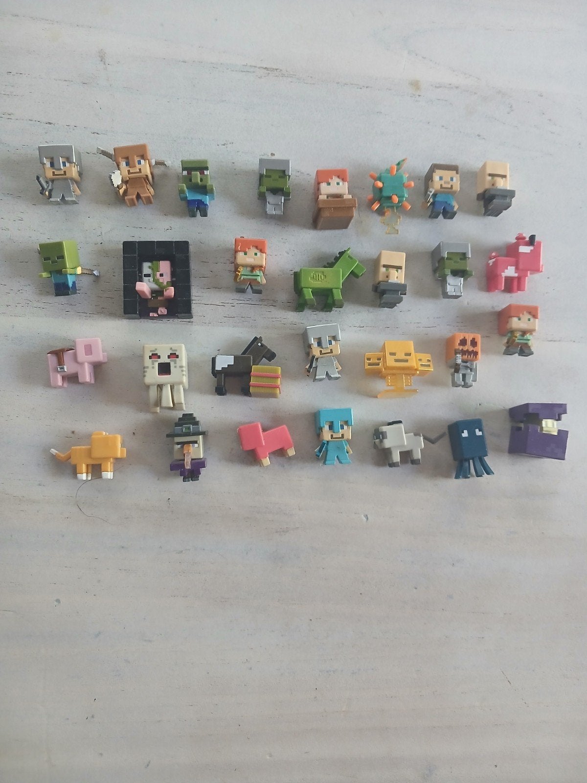 Grote collectie Minecraft minifiguren (28 stuks), Ophalen of Verzenden