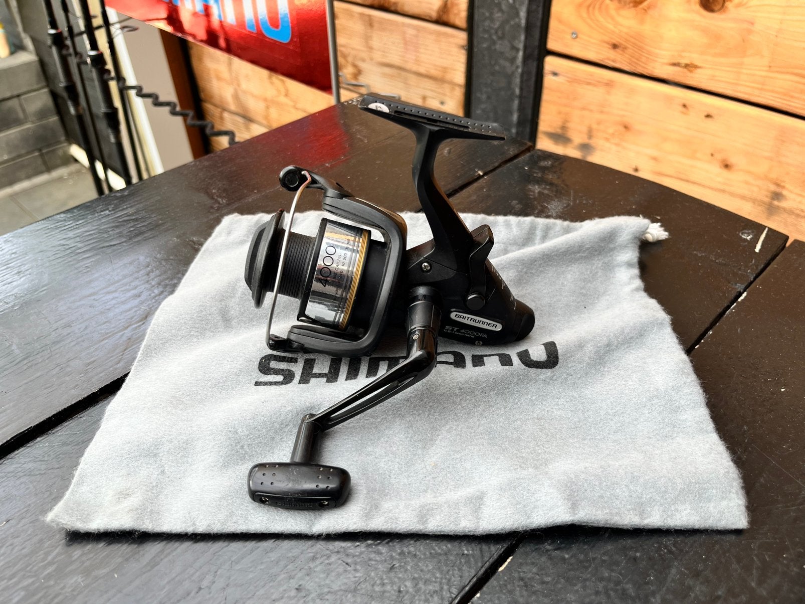 Shimano st 4000 fb baitrunner, Ophalen, Zo goed als nieuw, Molen