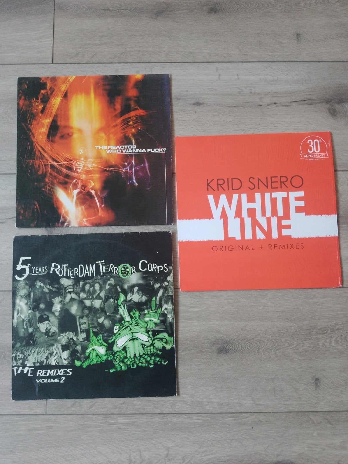 early Hardcore/Gabber Vinyl :The Reactor, Rtc ,krid snero, Colored vinyl, LP, Gebruikt, Ophalen of Verzenden