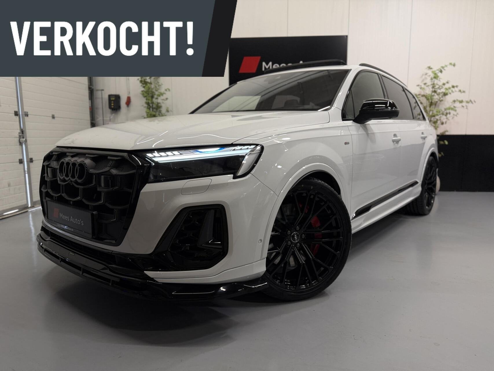 Audi Q7 60 TFSI e quattro Pro Line S Competition|Pano|B&O|RS, Auto's, Automaat, Gebruikt, 2995 cc, Wit