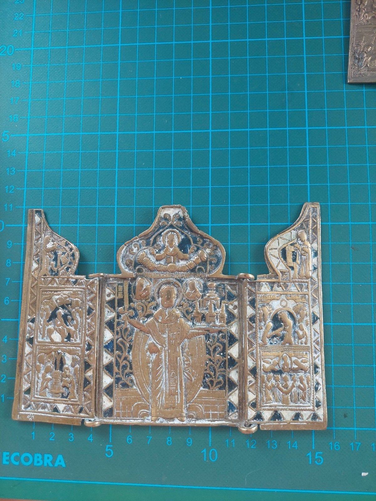 Reisikoon van bijzonder formaat. Antiek. Geemailleerd., Antiek en Kunst, Ophalen of Verzenden