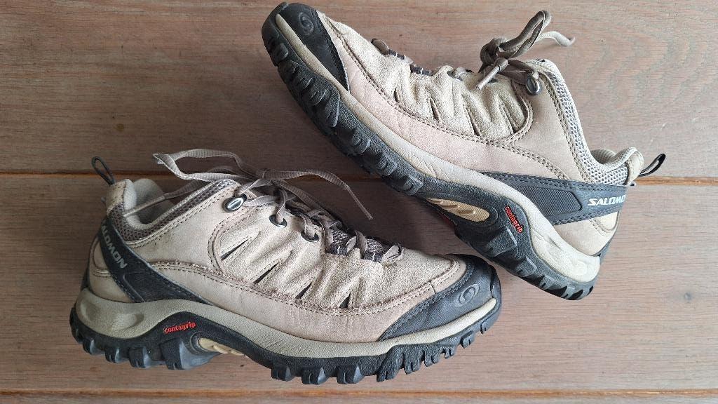 Fijne nette Salomon wandelschoenen dames maat 38, Sport en Fitness, Bergsport en Wandelen, Ophalen of Verzenden, Gebruikt, Schoenen