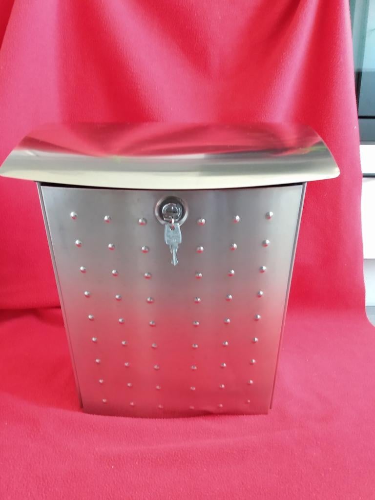 Brievenbus Brabantia(royale)met 2 sleutels rvs., Ophalen, Rvs