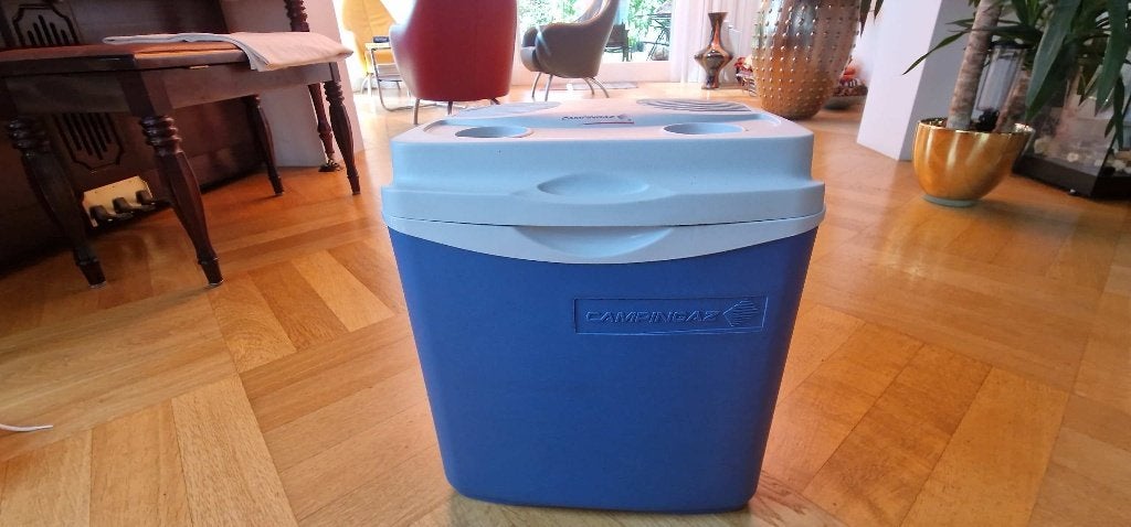 Koelbox elektrisch, Caravans en Kamperen, Koelboxen, Gebruikt, Koelbox, Elektrisch, Ophalen