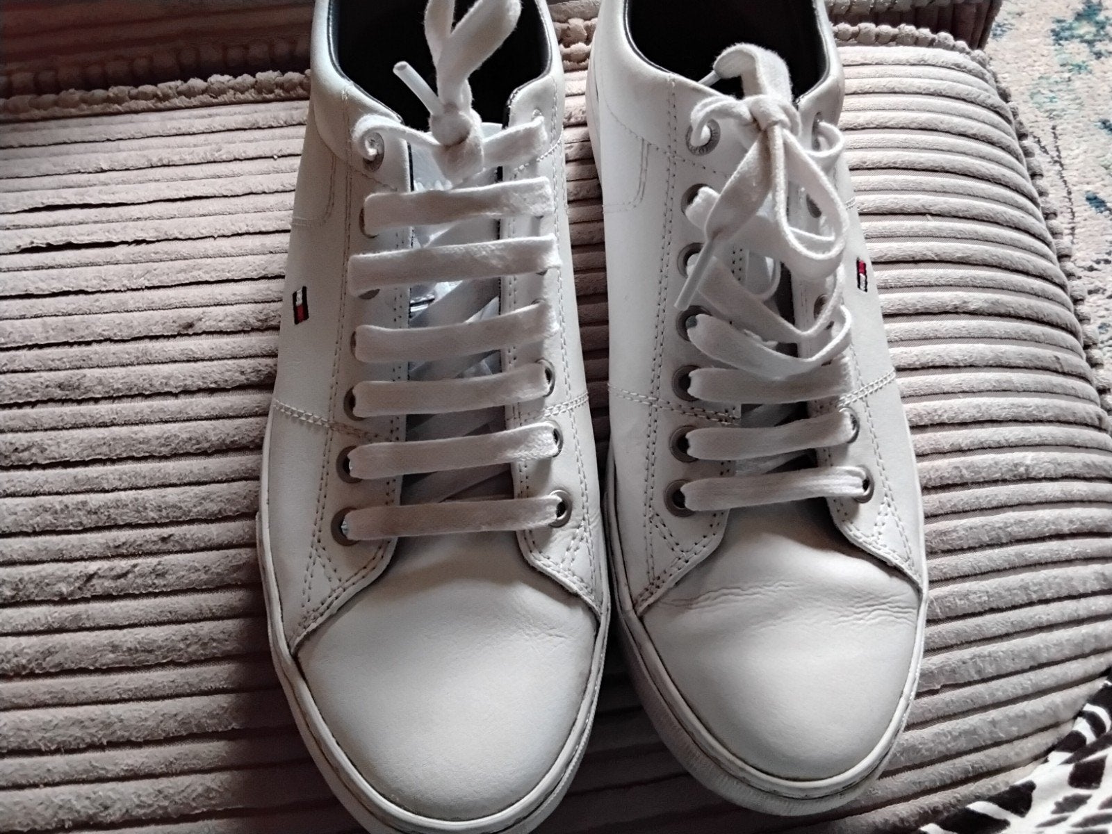 Lederen Tommy Hilfiger sneakers maat 43, Ophalen of Verzenden, Nieuw