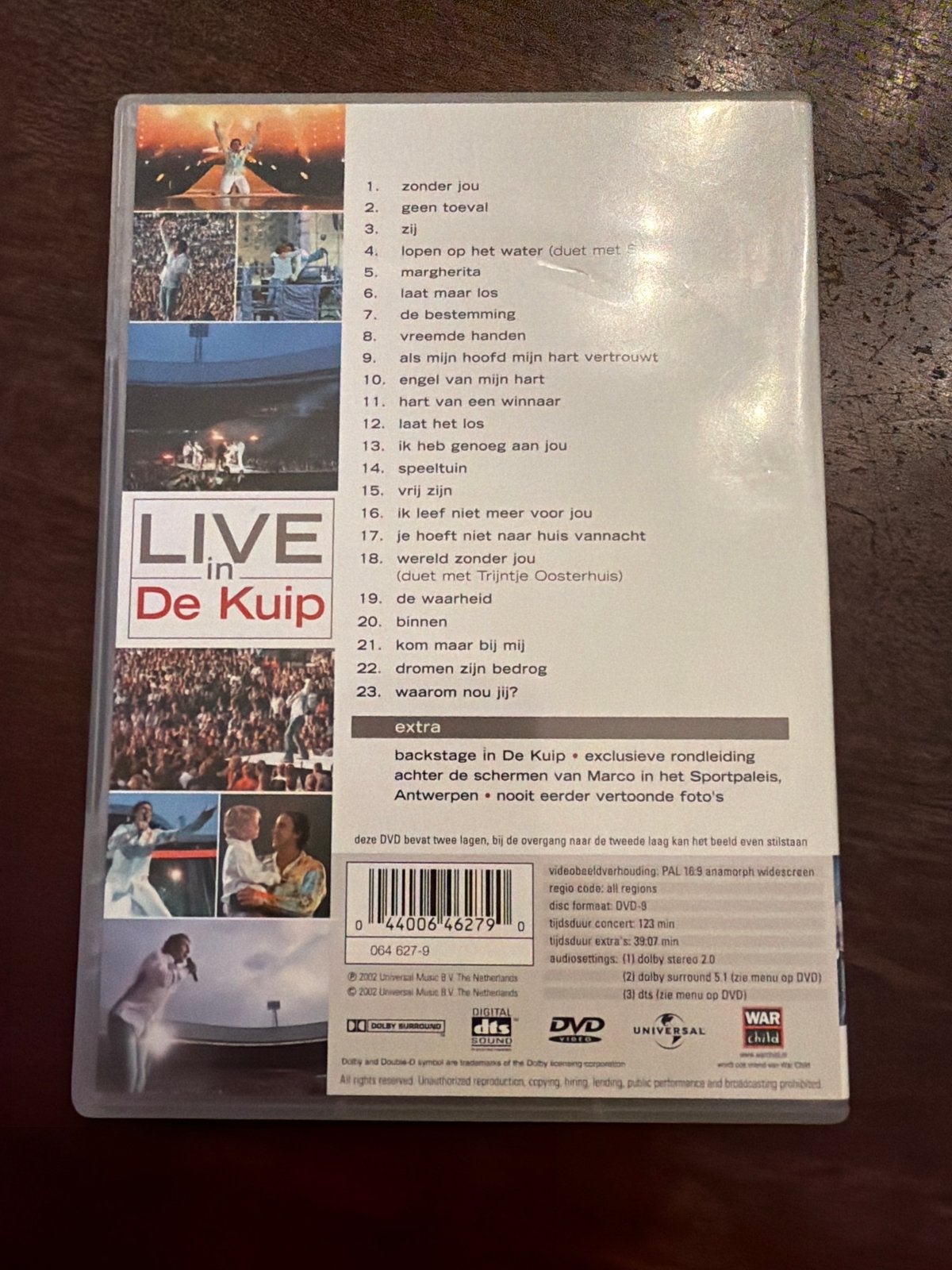 Marco Borsato - Onderweg: Live in De Kuip DVD, Alle leeftijden, Nederlands, Concert, Gebruikt