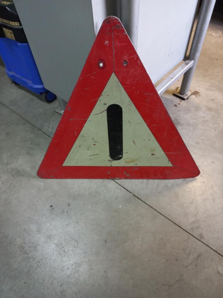 verkeersbord, Ophalen, Gebruikt, Reclamebord