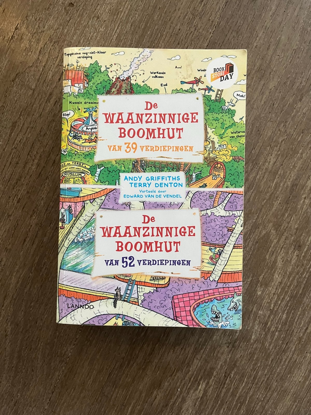 De Waanzinnige Boomhut van 39 & 52 Verdiepingen (2-in-1), Boeken, Ophalen of Verzenden, Zo goed als nieuw, Fictie