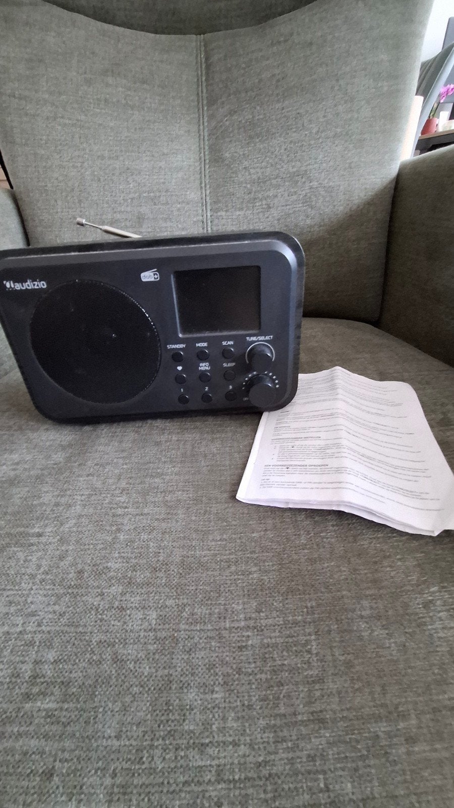 Audizio Milan DAB+ Radio - BT - Zwart, Ophalen of Verzenden, Zo goed als nieuw, Radio