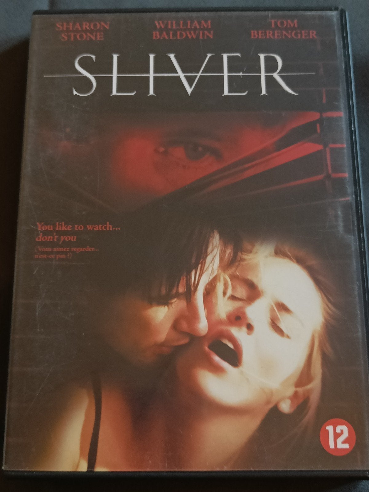 Sliver DVD - Sharon Stone, William Baldwin, Tom Berenger, Psychologische thriller, Gebruikt, Nederlands, Ophalen of Verzenden