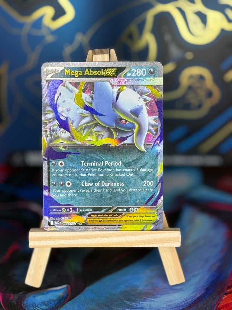Mega Absol ex #86 | Pokemon Mega Evolution, Ophalen of Verzenden, Zo goed als nieuw, Losse kaart