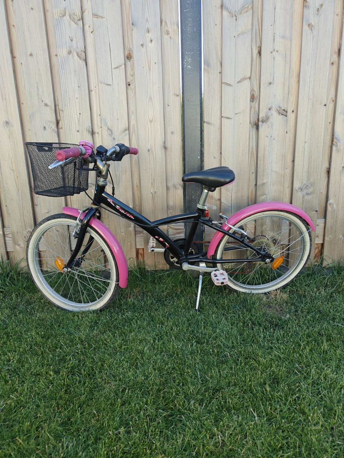 B-Twin meisjesfiets 20 inch, Ophalen, Gebruikt, B-Twin, Versnellingen