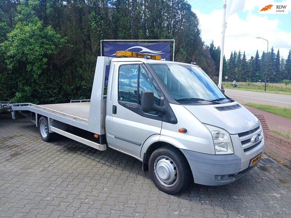 Ford Transit 350L 2.4 TDCI DC Slechts 158.000 km. Lier, zwaa, Auto's, 4 cilinders, Origineel Nederlands, Bedrijf, Grijs