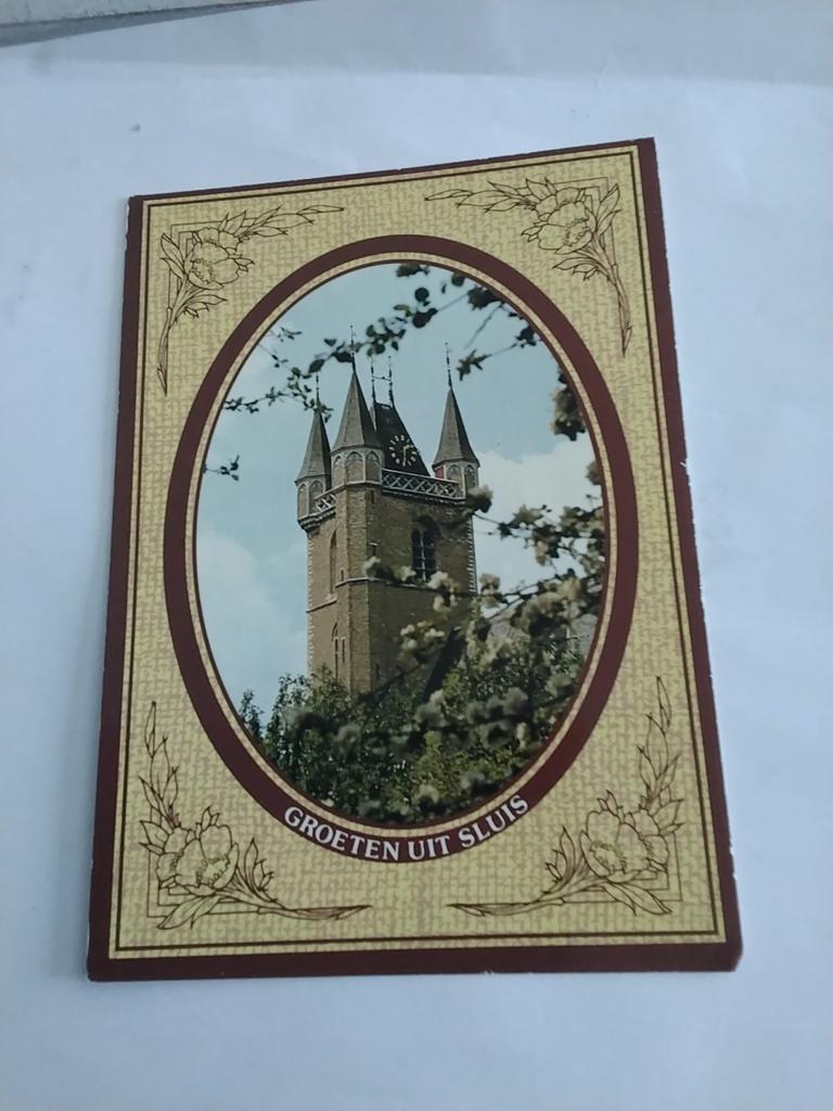 GROETEN UIT SLUIS. TOREN HET BELFORT, Ophalen of Verzenden, Zeeland