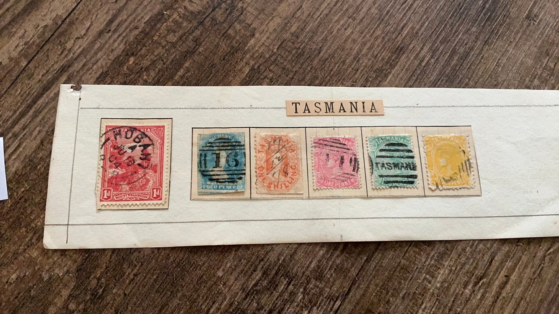 #92 Verzameling Tasmanie, Postzegels en Munten, Ophalen of Verzenden, Buitenland