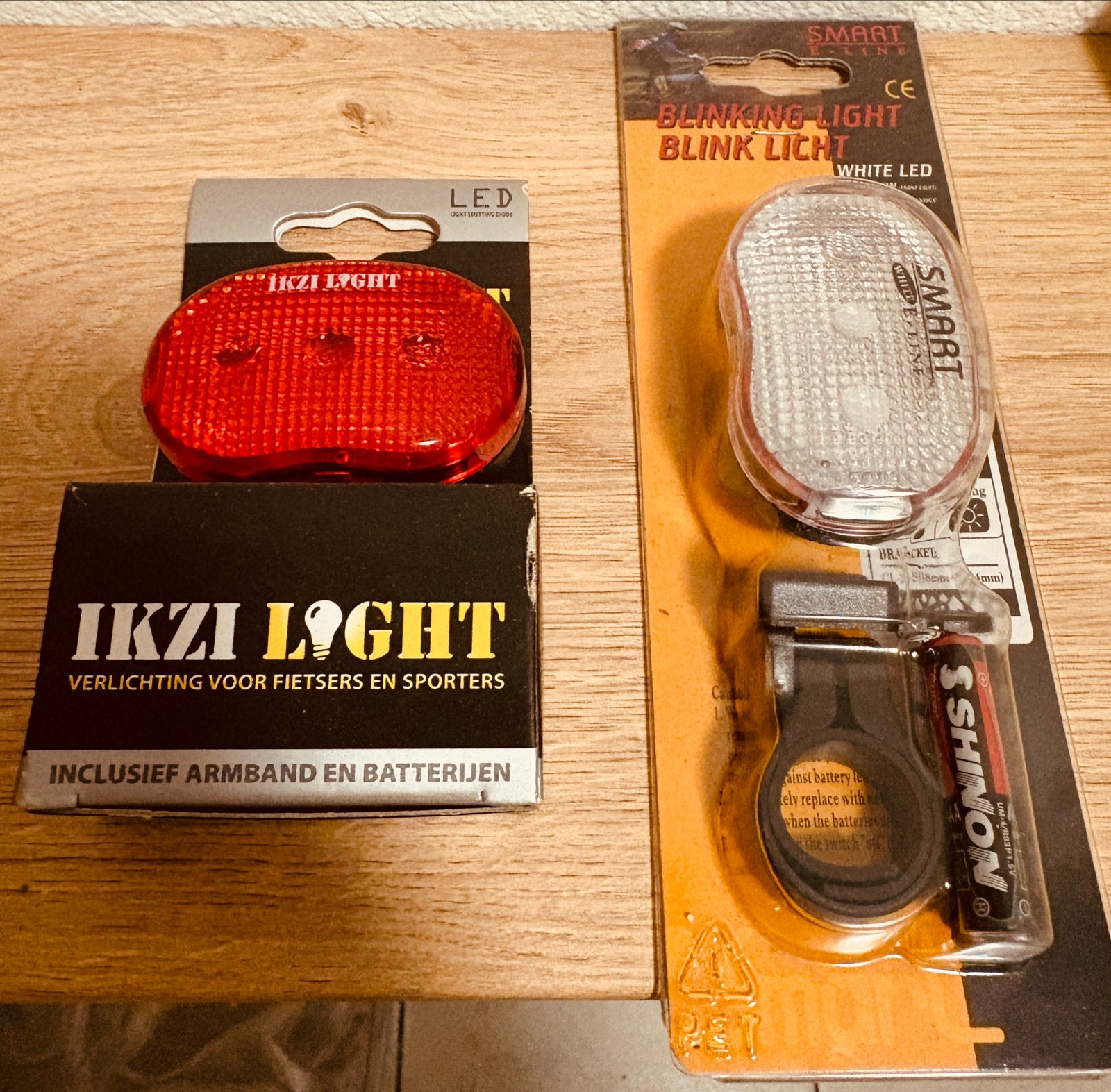 Voor- en achterlicht voor fiets en har, Ophalen of Verzenden, Nieuw, Batterij, Verlichtingsset