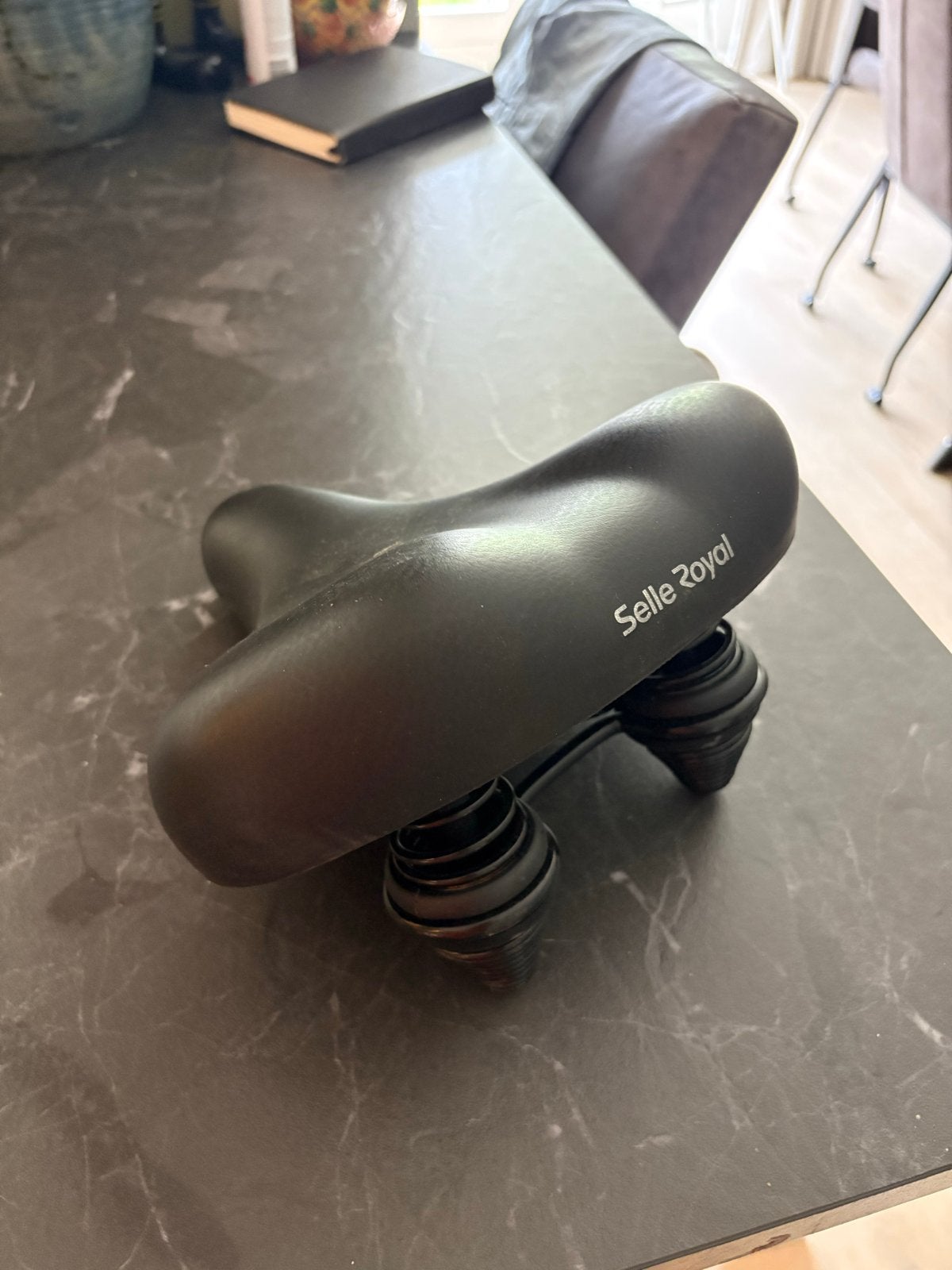 Selle Royal fietszadel met vering, Gebruikt, Kunststof, Ophalen of Verzenden, Zadel