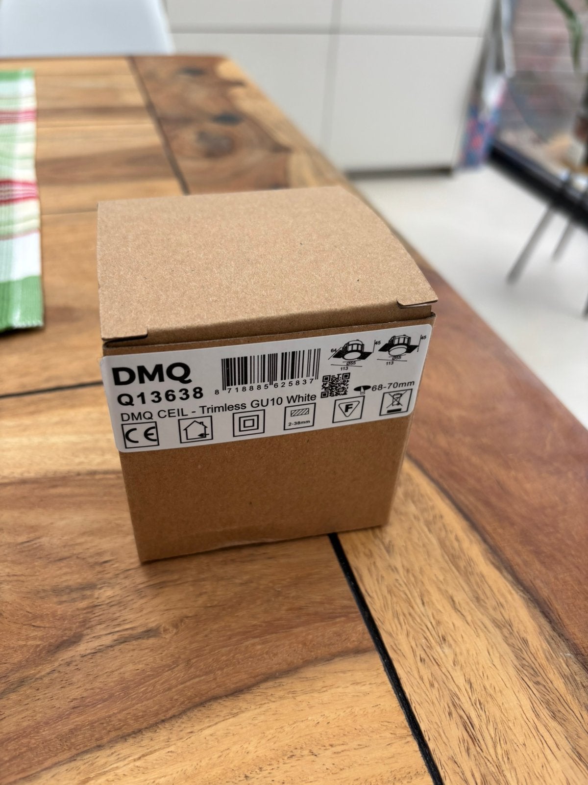 DMQ spot Myra IP44 | trimless inbouwspot, Ophalen, GU10, Overige merken, Nieuw