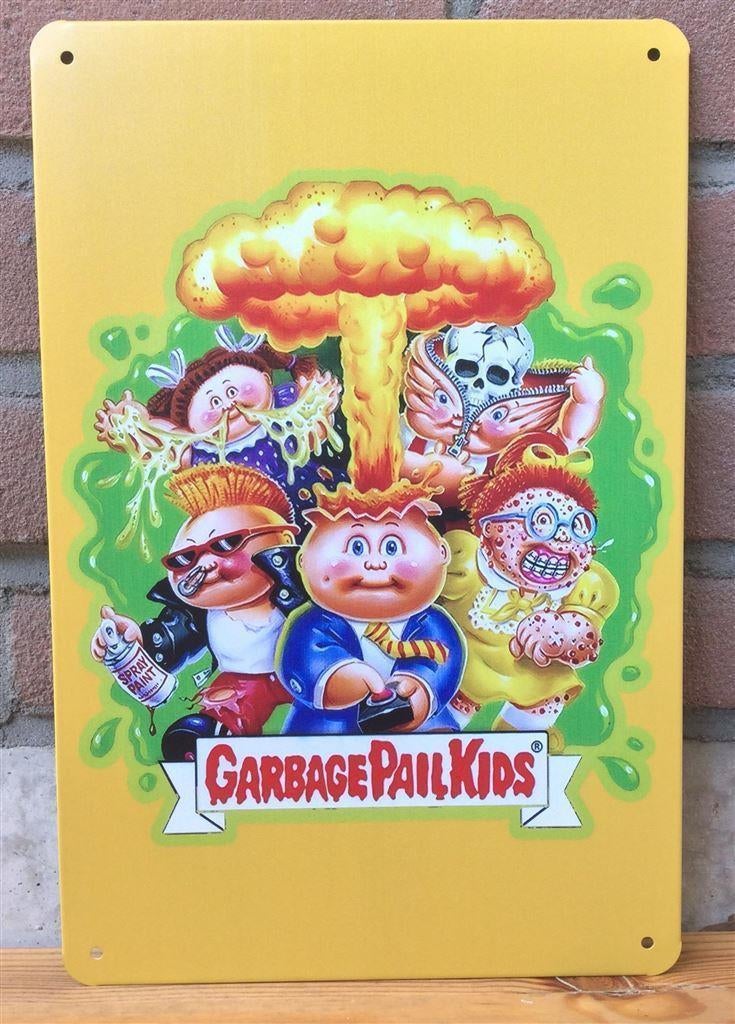 GARBAGE PAIL KIDS Metalen Reclamebord BAR MANCAVE, Ophalen of Verzenden, Overige typen