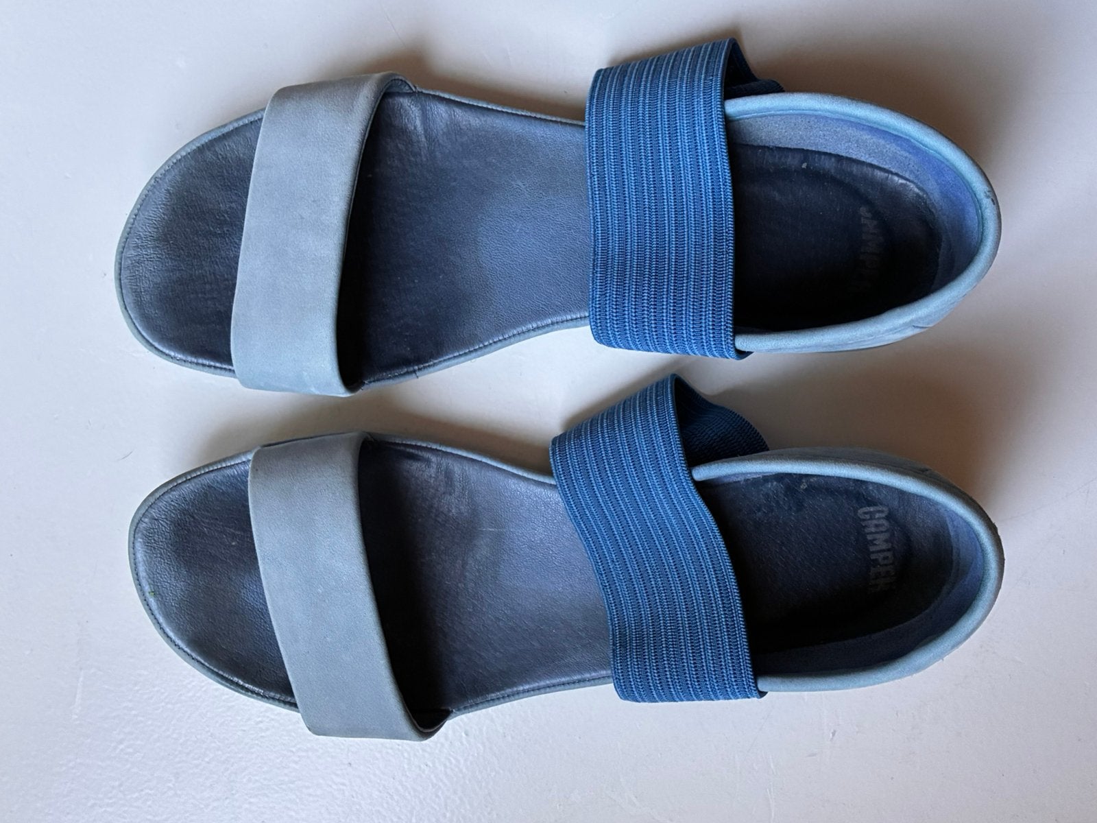 Camper | maat 37, Kleding | Dames, Schoenen, Blauw, Gedragen, Sandalen of Muiltjes, Ophalen of Verzenden