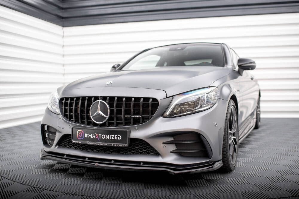 Voorlip diffuser sideskirts C-Klasse C43 AMG Sedan W205 18+, Ophalen of Verzenden