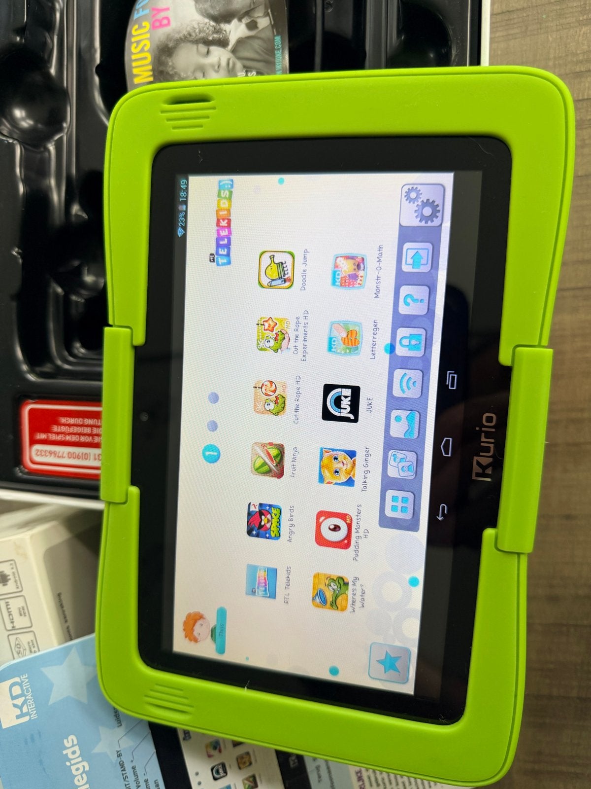 Kurio 7S Kindertablet - Perfect voor educatief speelplezier, Ophalen, Usb-aansluiting, 7S kindertablet, Zo goed als nieuw