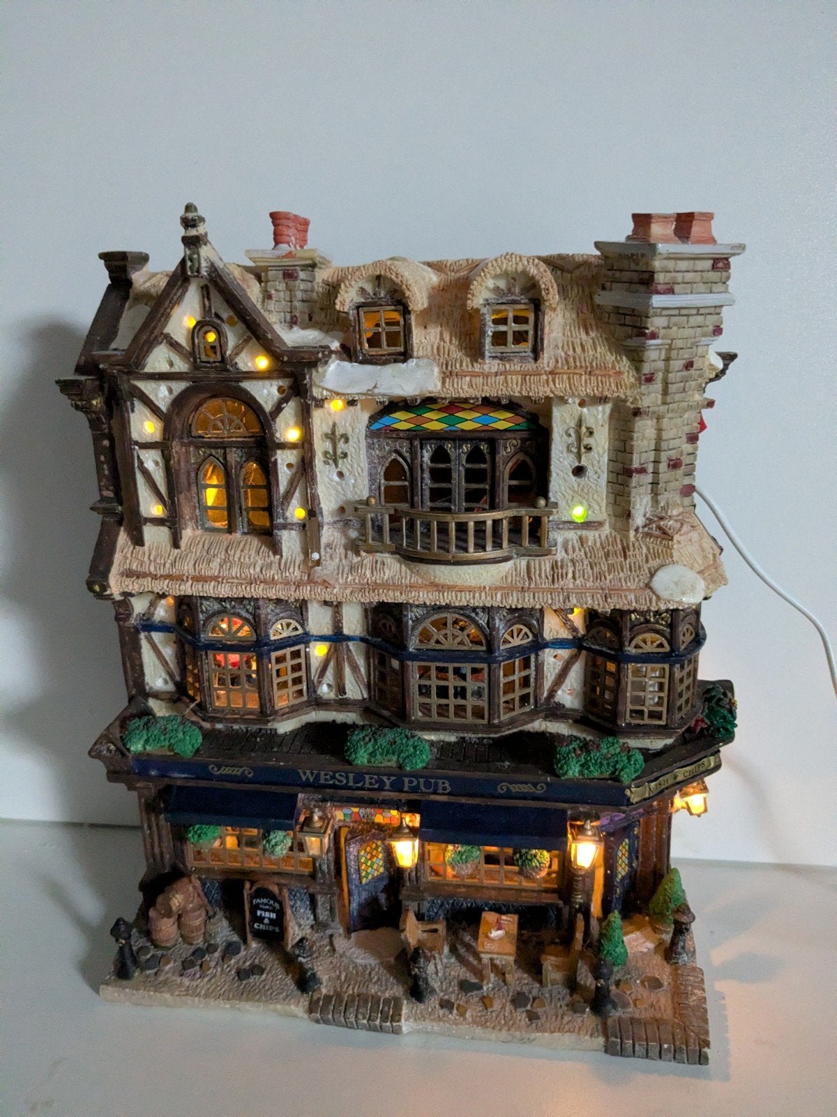 Lemax Wesley Pub, Ophalen of Verzenden, Gebruikt
