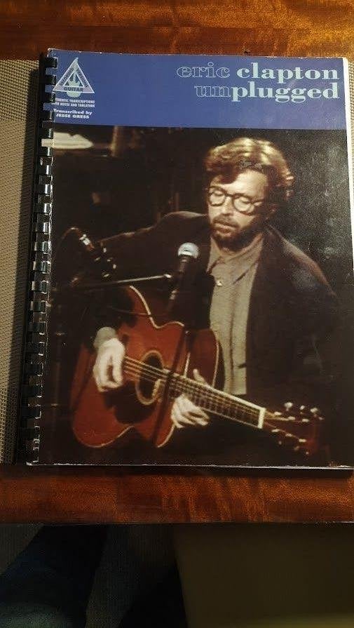 Eric Clapton unplugged Gitaar muziek boek, Eric Clapton, Artiest, Ophalen of Verzenden, Zo goed als nieuw