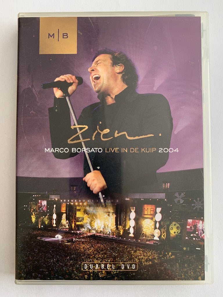 dvd MARCO BORSATO zien live in de kuip in ~~nieuw~~ staat, Alle leeftijden, Verzenden, Zo goed als nieuw, Concert