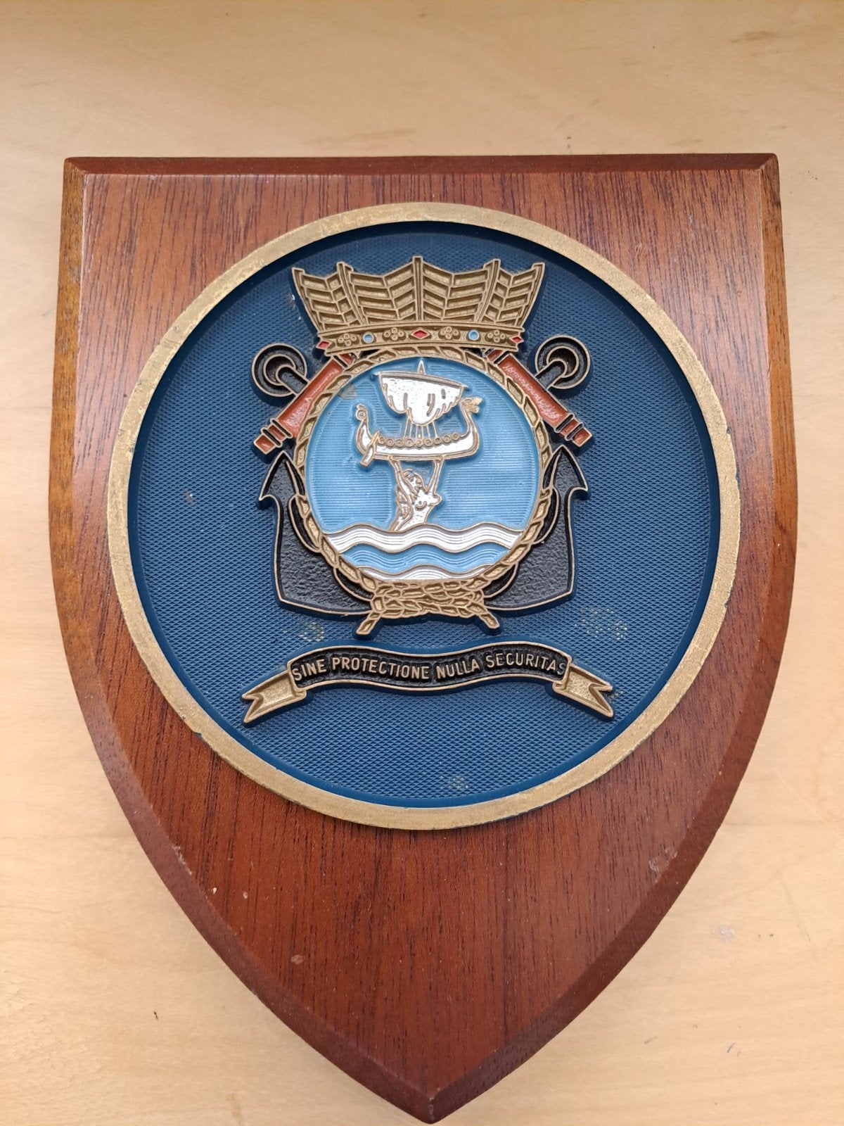 houten schild marine, Overige typen, Ophalen of Verzenden, Nvt, Marine