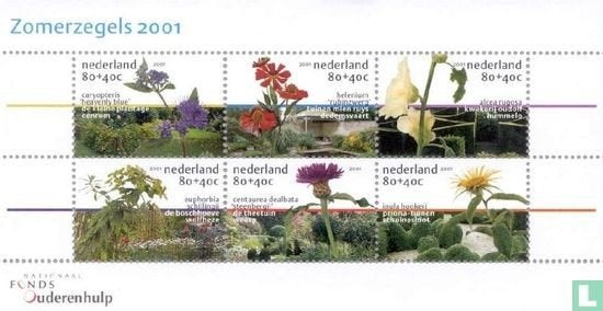 Blok Zomerzegels 2001 NL Postfris, Postzegels en Munten, Ophalen of Verzenden