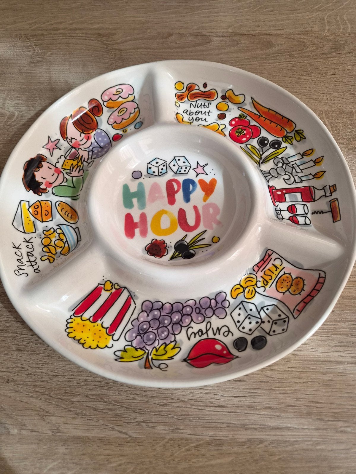 Blond Amsterdam snackschaal, Huis en Inrichting, Keuken | Servies, Ophalen, Zo goed als nieuw, Bord(en), Aardewerk