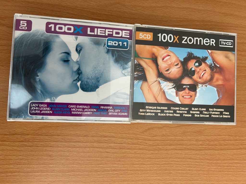 CD Boxen 100 X Liefde / Zomer, Ophalen, Gebruikt, Pop, Boxset