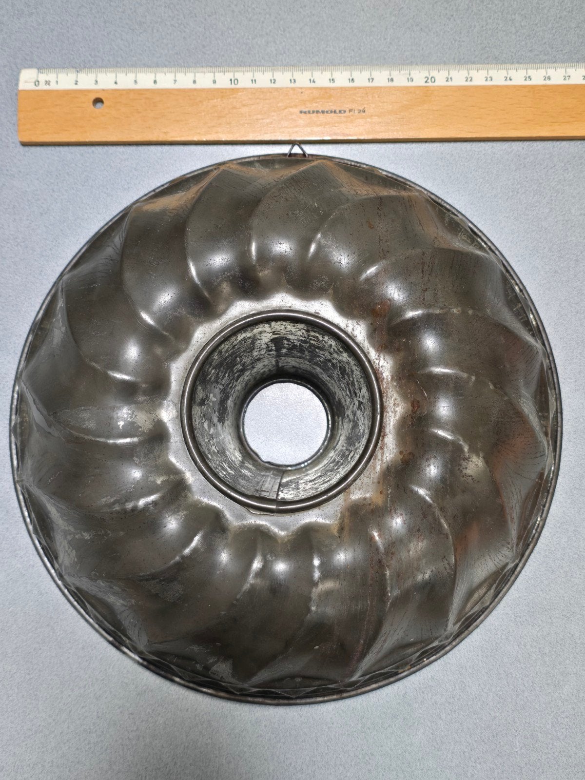 Vintage metal tulband bakvorm - antieke bakvorm, Ophalen of Verzenden