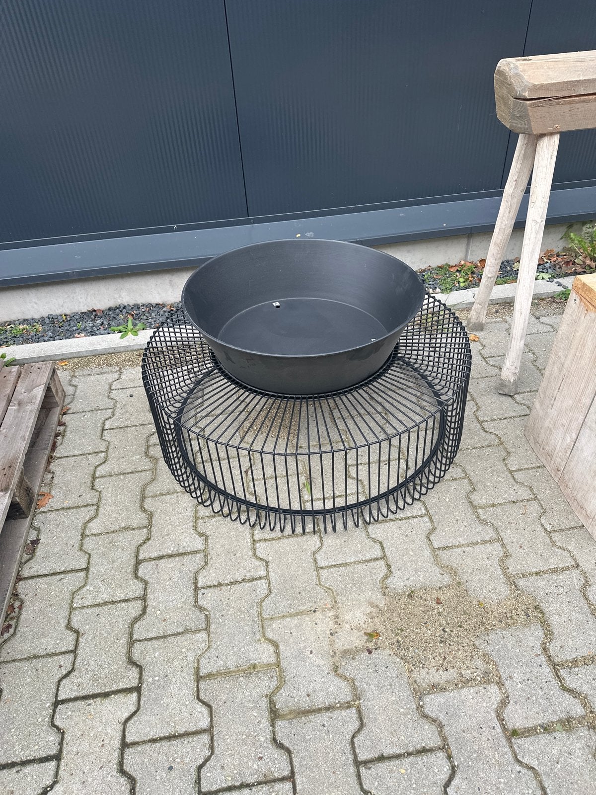 Vuurkorf met vuurschaal - Zo goed als nieuw, Tuin en Terras, Ophalen of Verzenden, Zo goed als nieuw, Vuurkorf