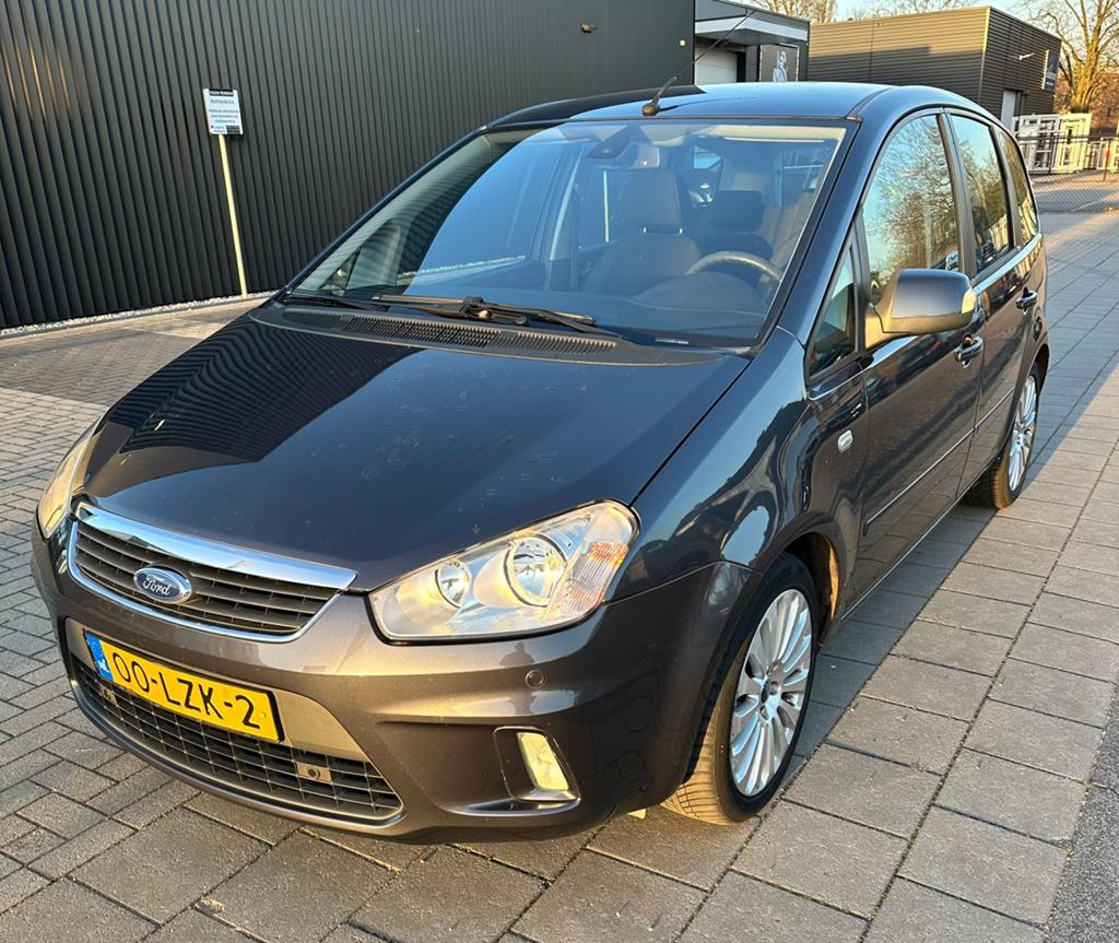 Ford C-Max 1.8 92KW 2010 Grijs, Auto's, Voorwielaandrijving, Zwart, 4 cilinders, Handgeschakeld
