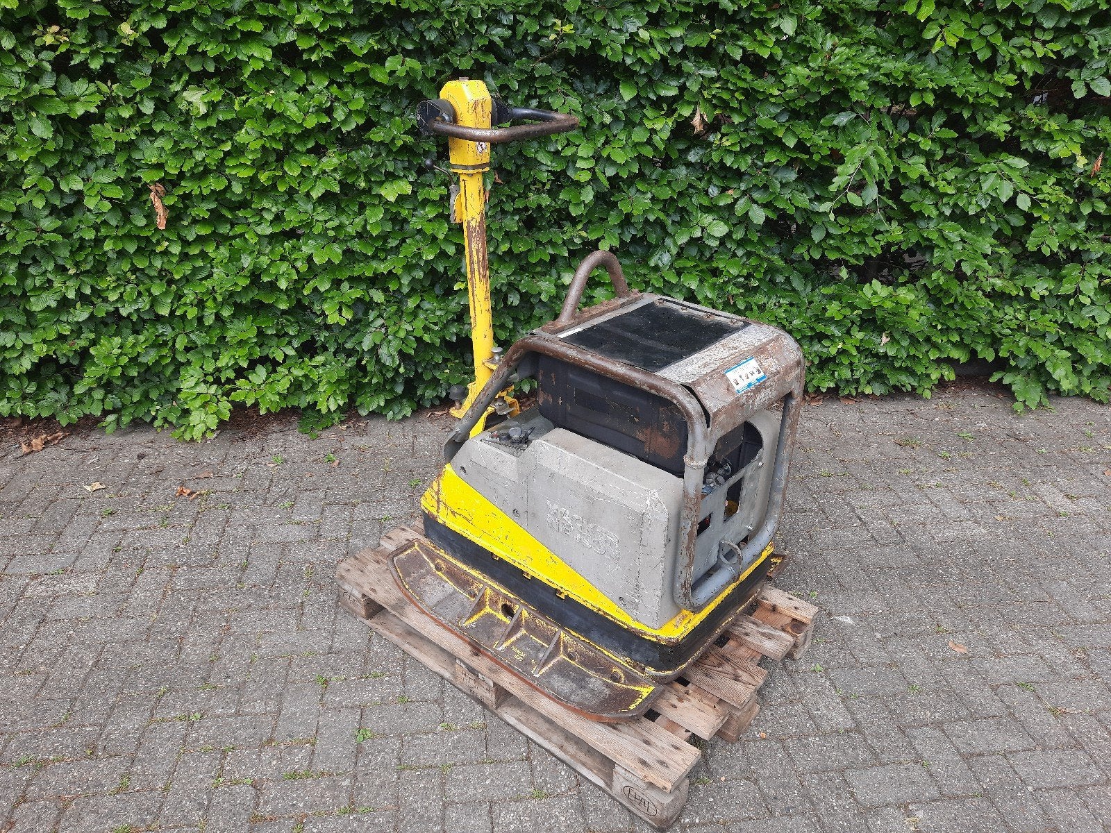 Wacker dpu 6555 dieseltrilplaat, Ophalen, Gebruikt, Wacker neuson