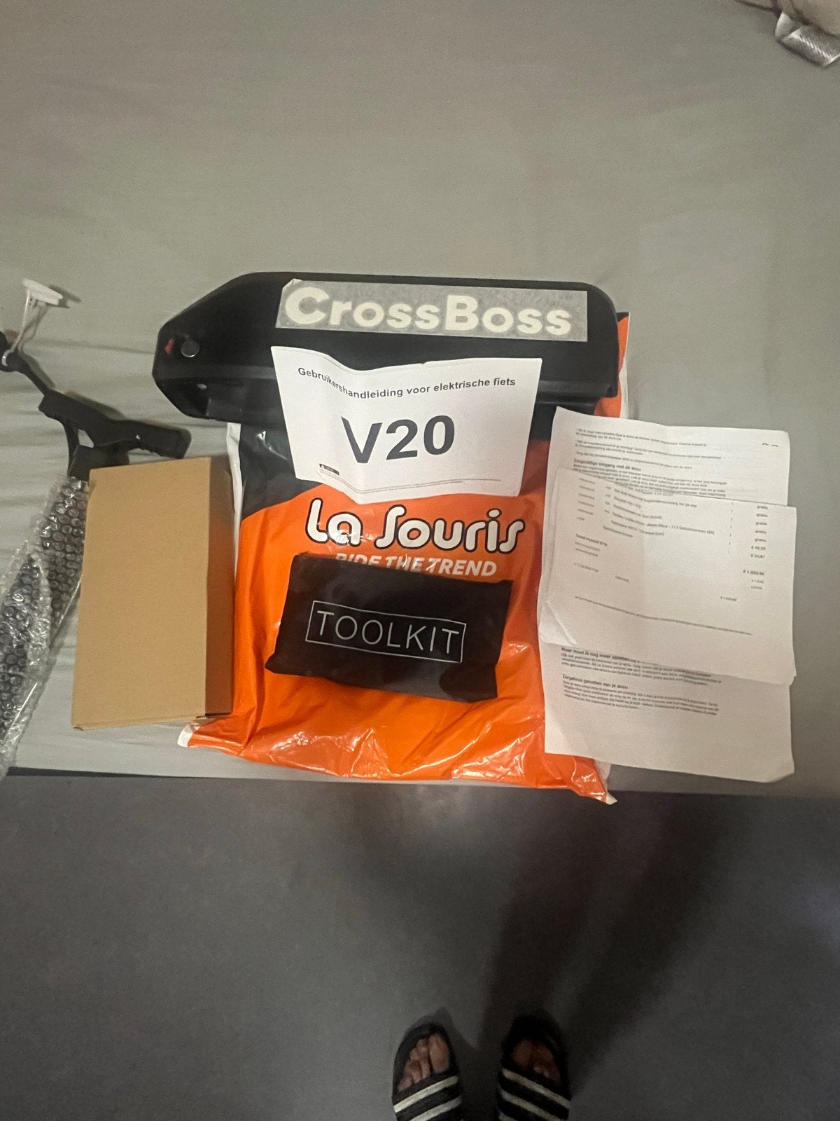 Nieuwe Cross Boss E-bike Accu (zonder sleutels), Nieuw