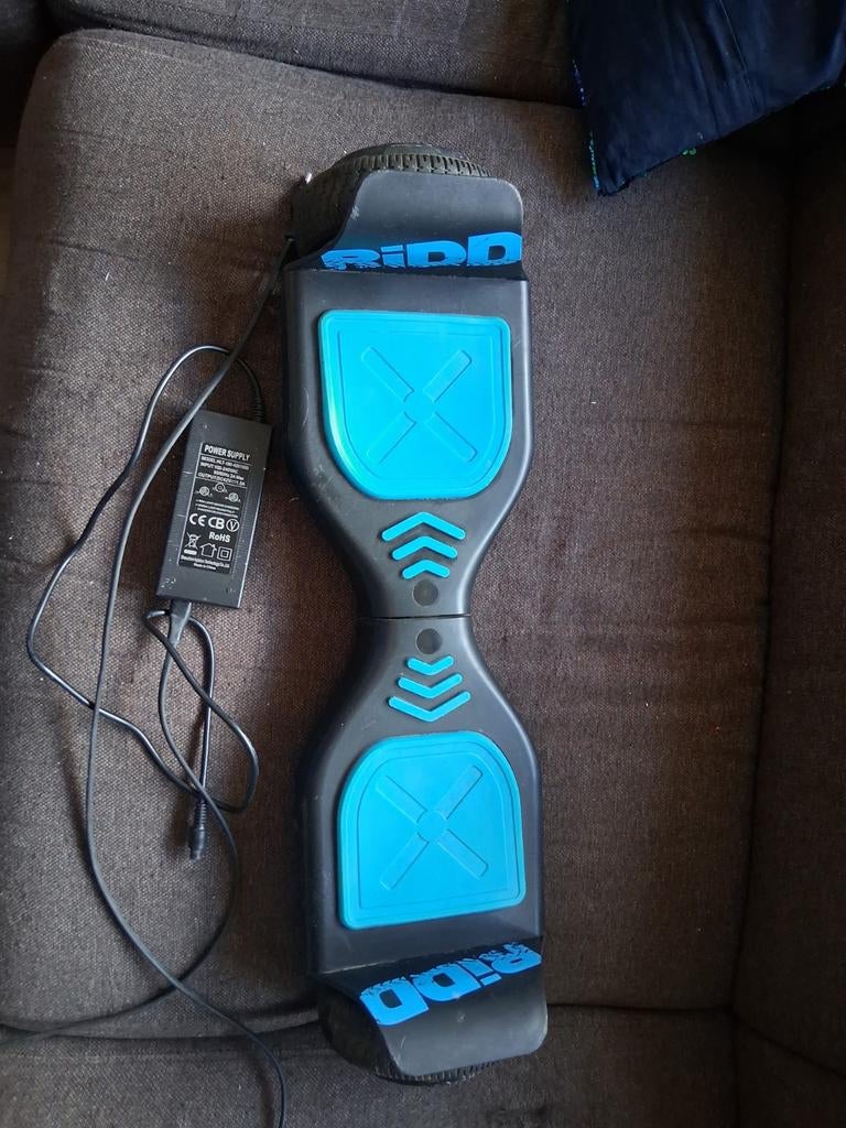 RIDD Hoverboard - Zwart/Blauw met Oplader, Ophalen, Gebruikt, Elektrische step (E-scooter), RIDD