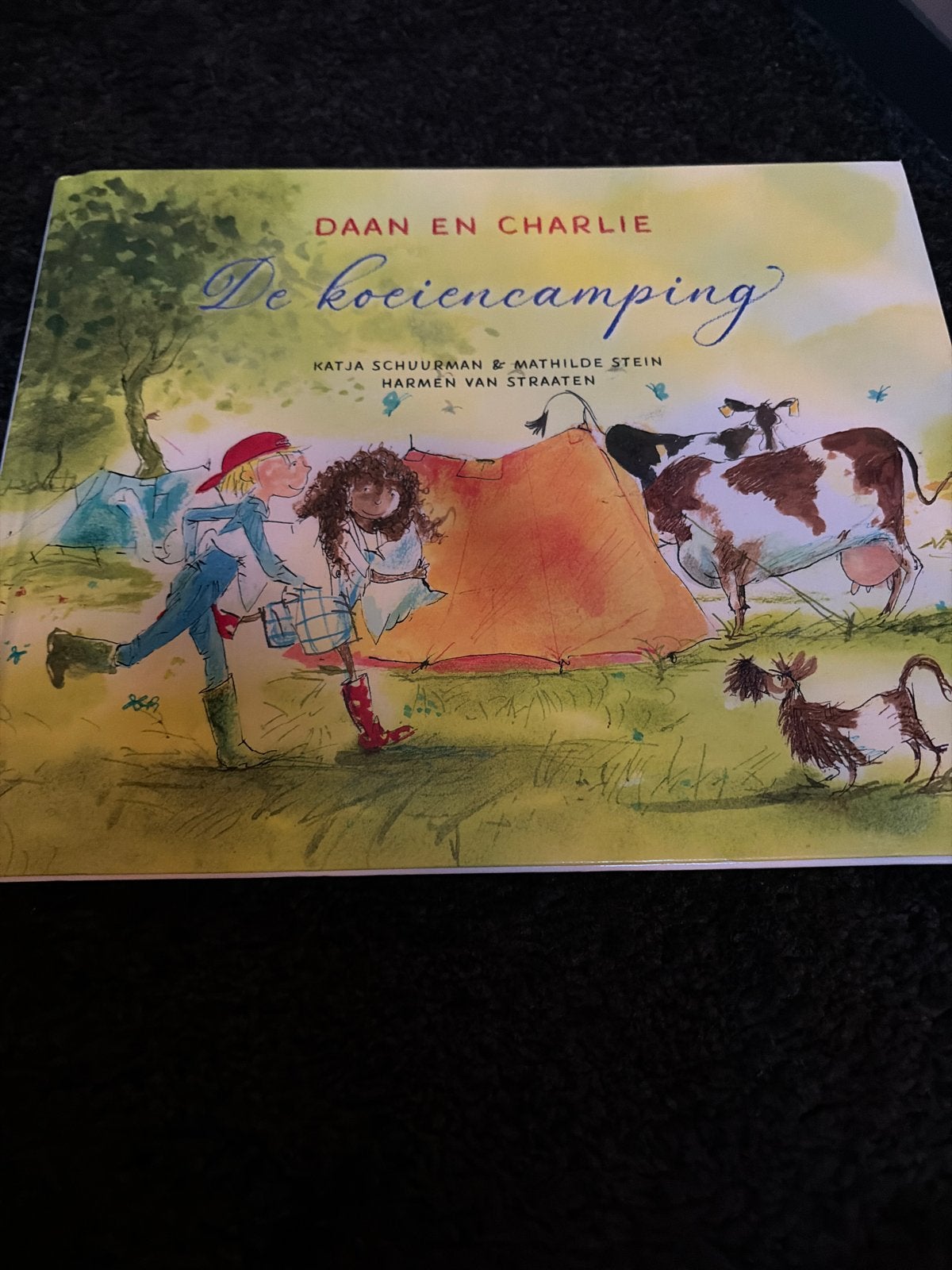 Daan en Charlie: De koeiencamping - Kinderboek, Ophalen of Verzenden, Zo goed als nieuw, Fictie algemeen