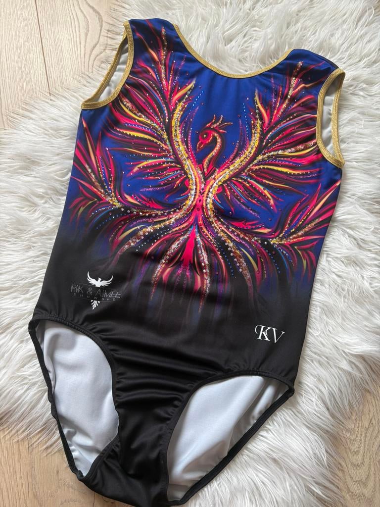 Phoenix turnpakje van KV Leotards by Rik&Aimee, Ophalen of Verzenden, Zo goed als nieuw, Turnpak(je)