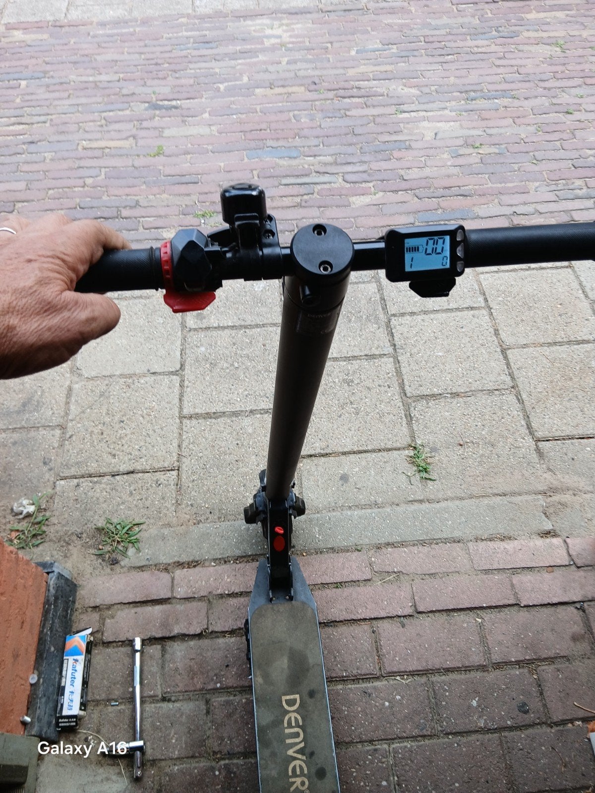 Goed werkende 24V 300W opvouwbare elektrische step, Ophalen of Verzenden, Gebruikt, Elektrische step (E-scooter), Denver