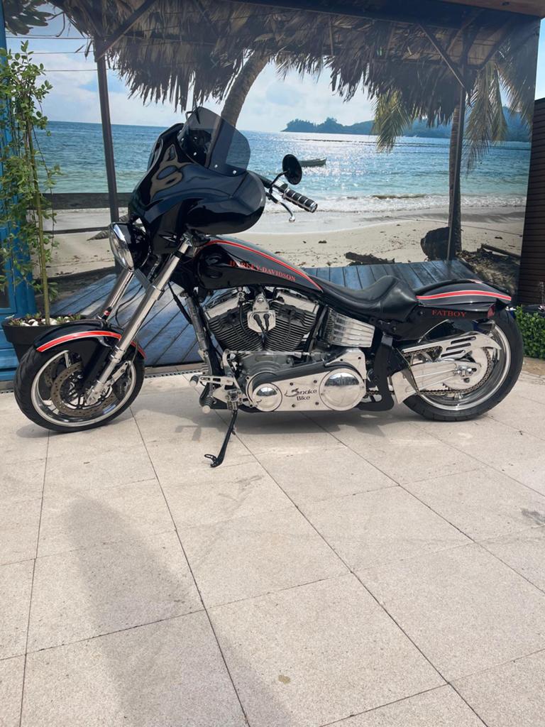 Harley davidson eigenbouw softailframe fatboy, 2 cilinders, 1580 cc, Gebruikt, Particulier