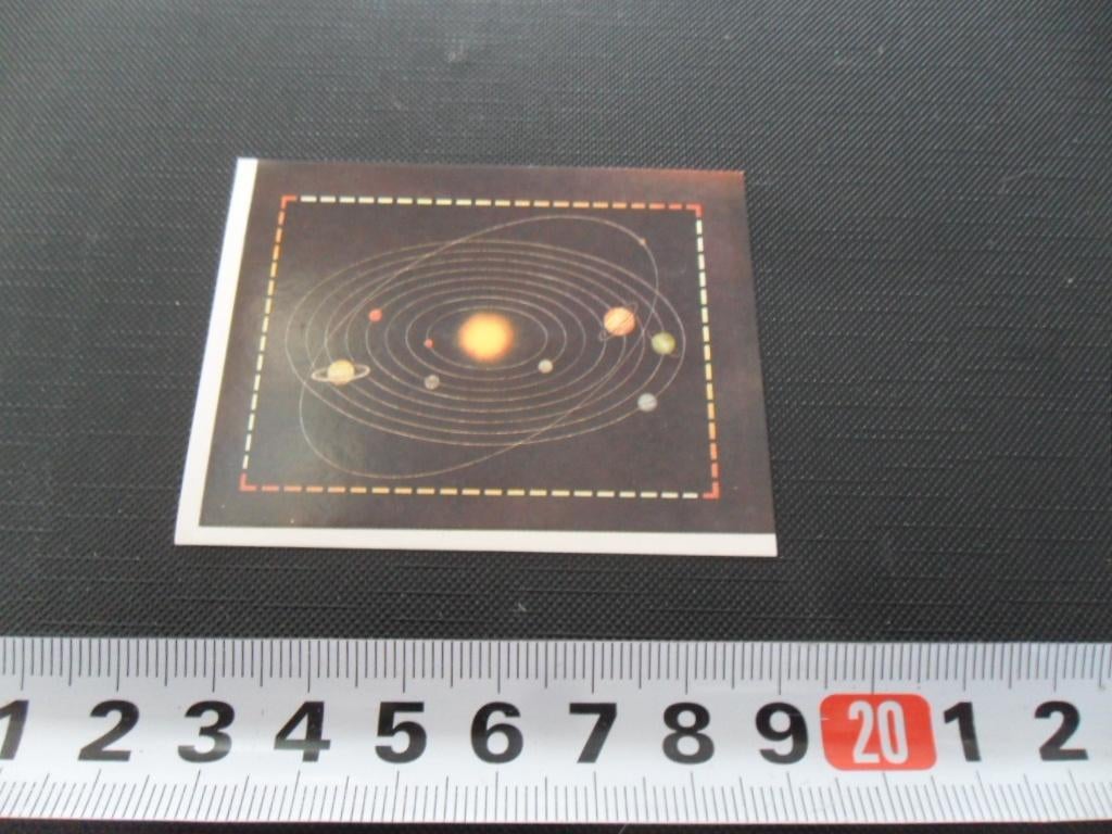 sticker panini WWF leven op aarde #5 - zonnestelsel, Ophalen, Zo goed als nieuw